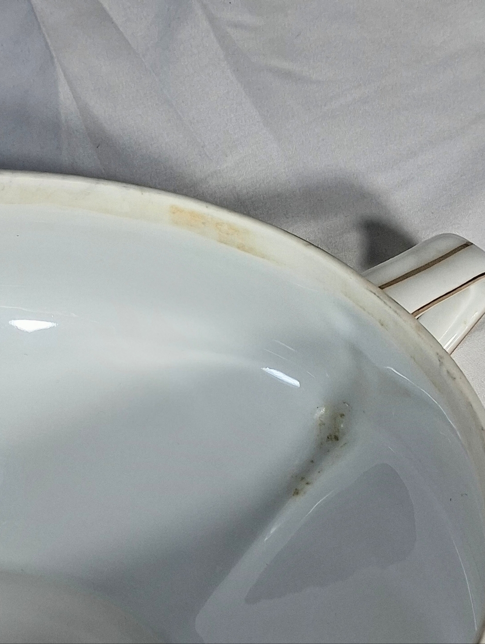1900-1920 Hermann Ohme Hand-painted Floral Oval Lidded Soup/Cass. Tureen/ Dish - Picture 6 of 9